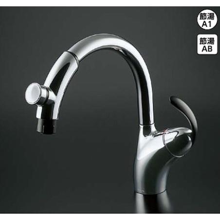 TOTO キッチン用水栓金具 TKN34PBTA シングル混合水栓 台付き(1穴