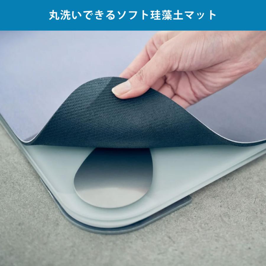 スマートバスマット 体組成計モデル 体重計 充電式 グレー issin