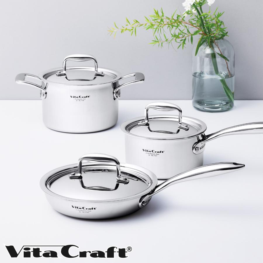 ビタクラフト Nシリーズ 片手鍋 16cm ガス火 IH対応 No.7141 無水調理