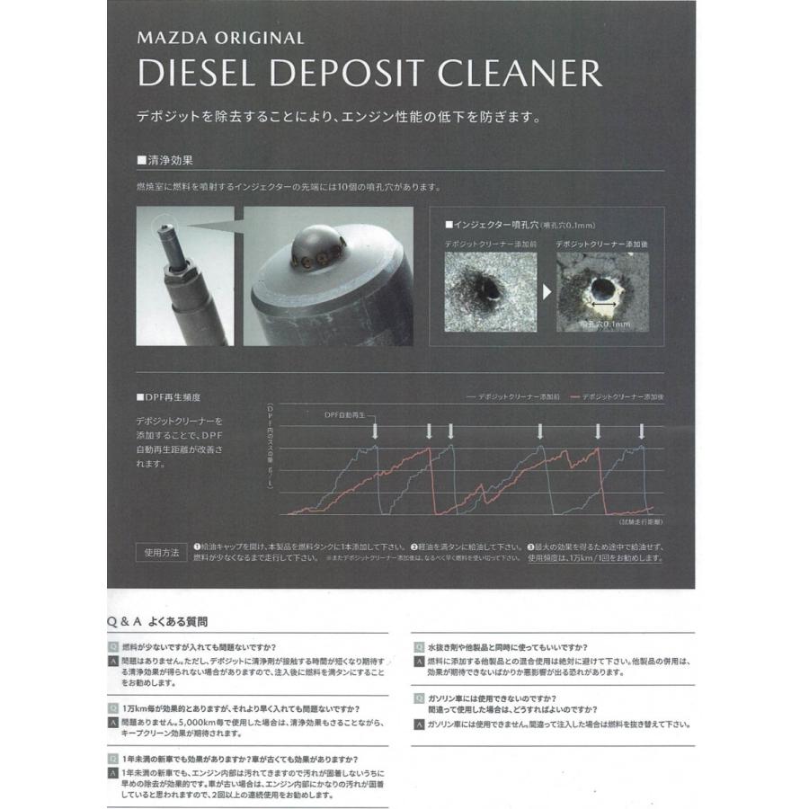 ディーゼル デポジットクリーナー スカイアクティブ D マツダ 純正