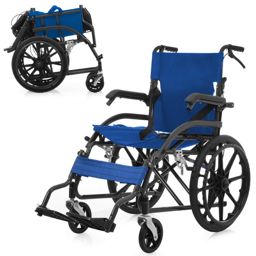 車椅子 折畳み 介助用 自立できる 自走用車いす 軽量 コンパクト