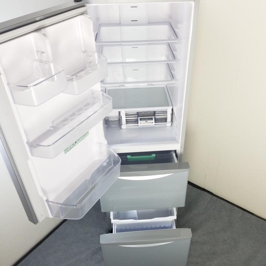 日立（HITACHI） 中古 真空チルド搭載 315L 3ドア冷蔵庫 R-K320GVL-S