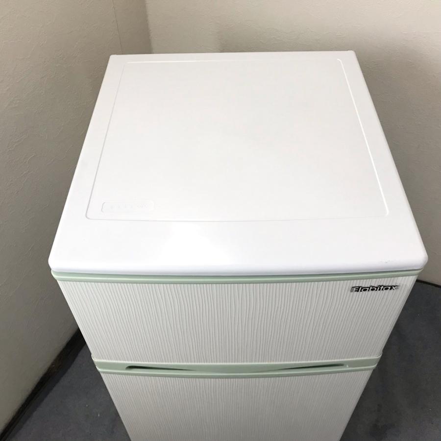 中古 96L 2ドア冷蔵庫 エラヴィタックス ER-106HG 2014年製 ワンルーム