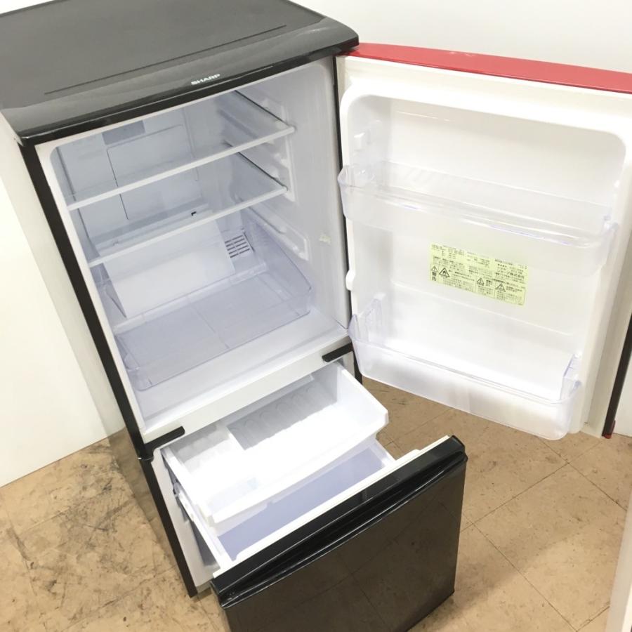 SHARP（シャープ） 中古 137L 2ドア冷蔵庫 つけかえどっちもドア SJ