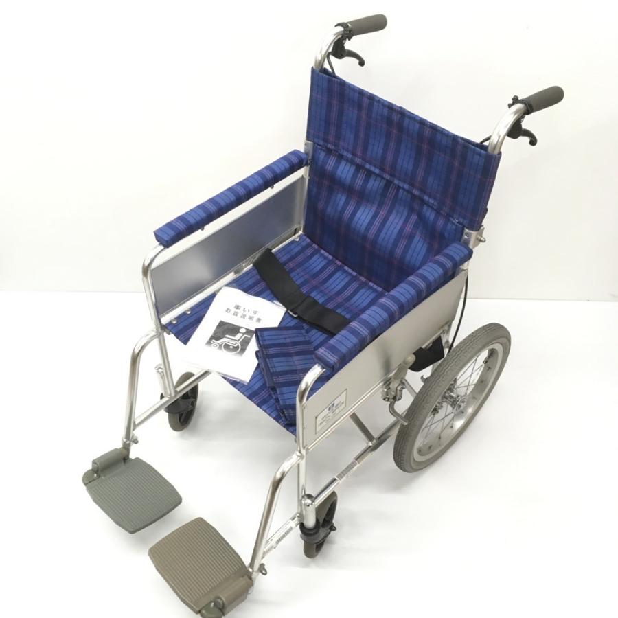 フランスベッド（FRANCEBED） 中古 アルミ製 介助用車いす FB-K40