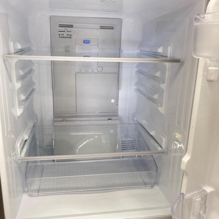 SHARP（シャープ） 中古 137L ガラスドア 2ドア冷蔵庫 SJ-GD14D-C 2017