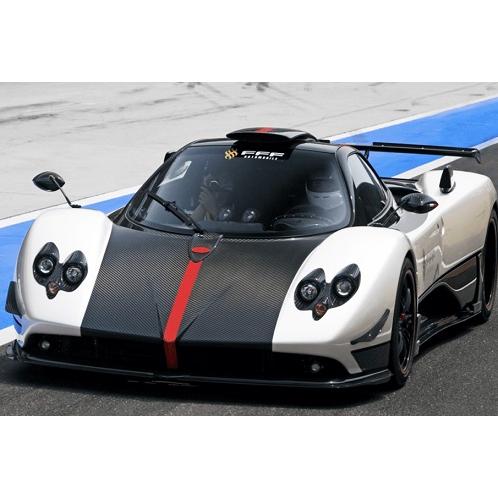 1/18 パガーニ ゾンダ チンクエ 白 黒 Motormax Pagani Zonda cinque