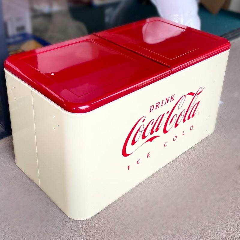 コカコーラ カート型 クーラーボックス 57L キャスター 栓抜き付