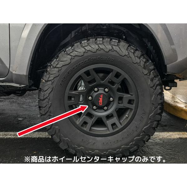 USトヨタ純正 TRD ホイール センターキャップ マットブラック 17インチ