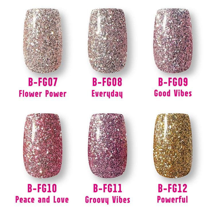 Barbie バービー クリスタルフラッシュジェル 6色セット No.1 : ネイル