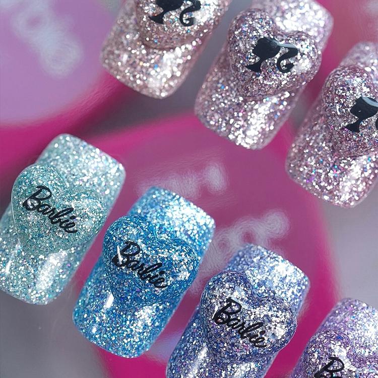 Barbie バービー クリスタルフラッシュジェル 6色セット No.2 : ネイル