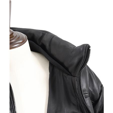 ADAM PATEK（アダムパテック） 【】leather looose down jacket ダウン