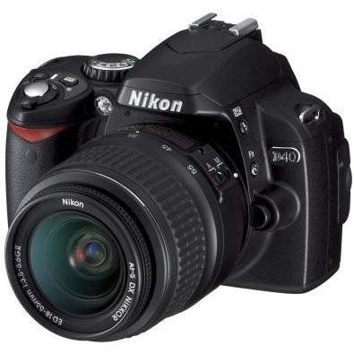 ニコン（Nikon） Nikon D40 レンズキット ブラック D40BLK <プレゼント