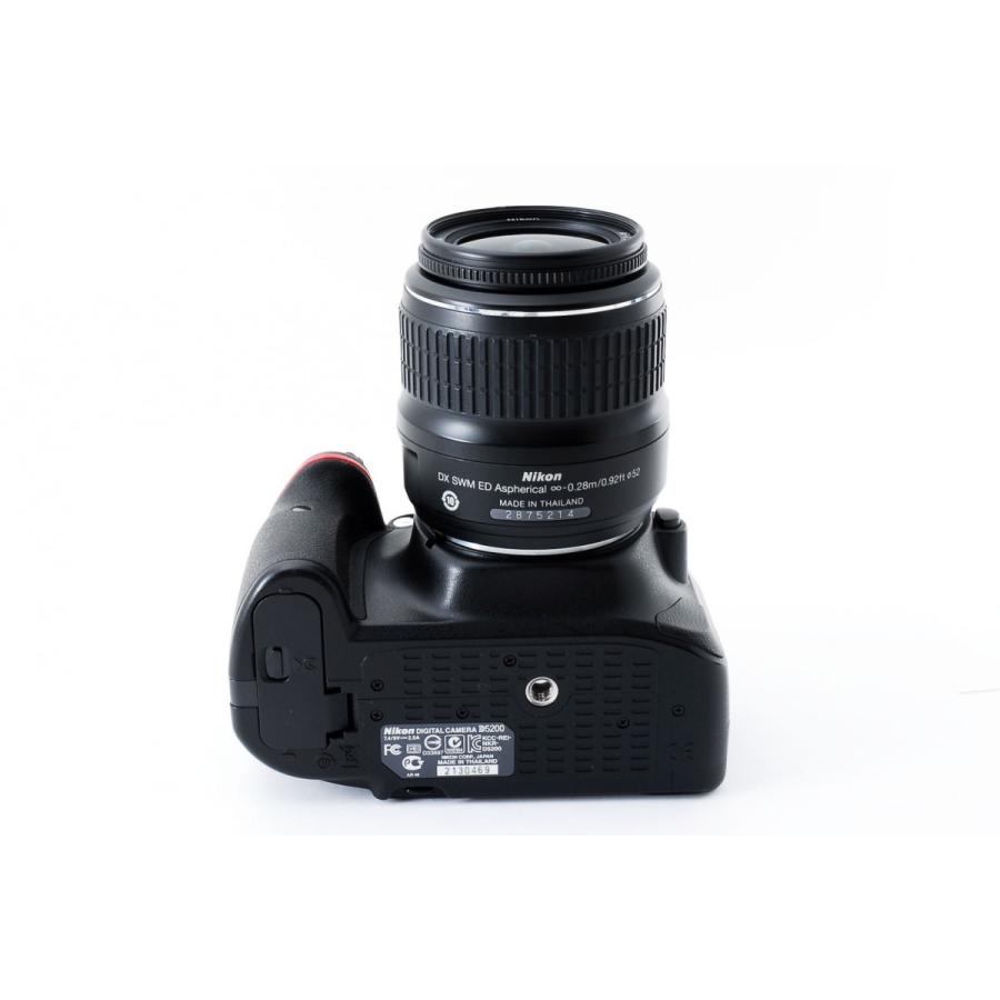 ニコン（Nikon） Nikon D5200 レンズキット ブラック 美品 SDカード