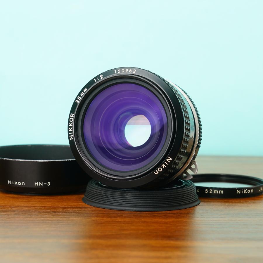 ニコン（Nikon） Ai Nikkor 35mm F2 オールドレンズ 純正レンズフード