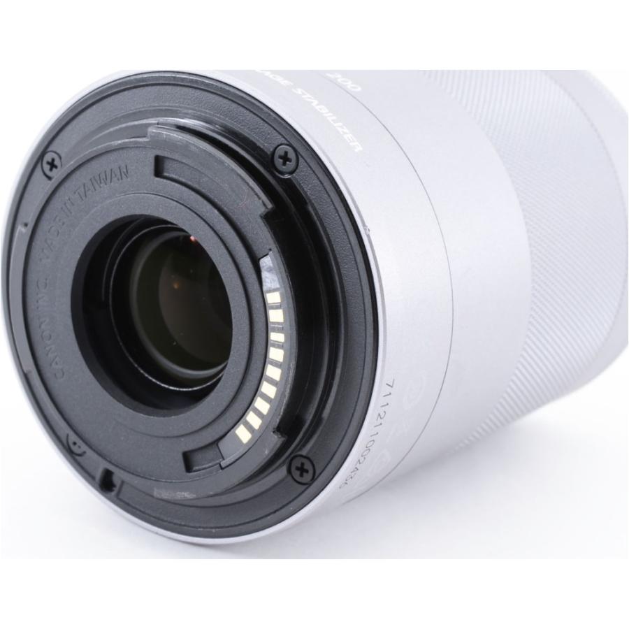 EF-M Canon キヤノン 55-200mm F4.5-6.3 IS STM シルバー ミラーレス