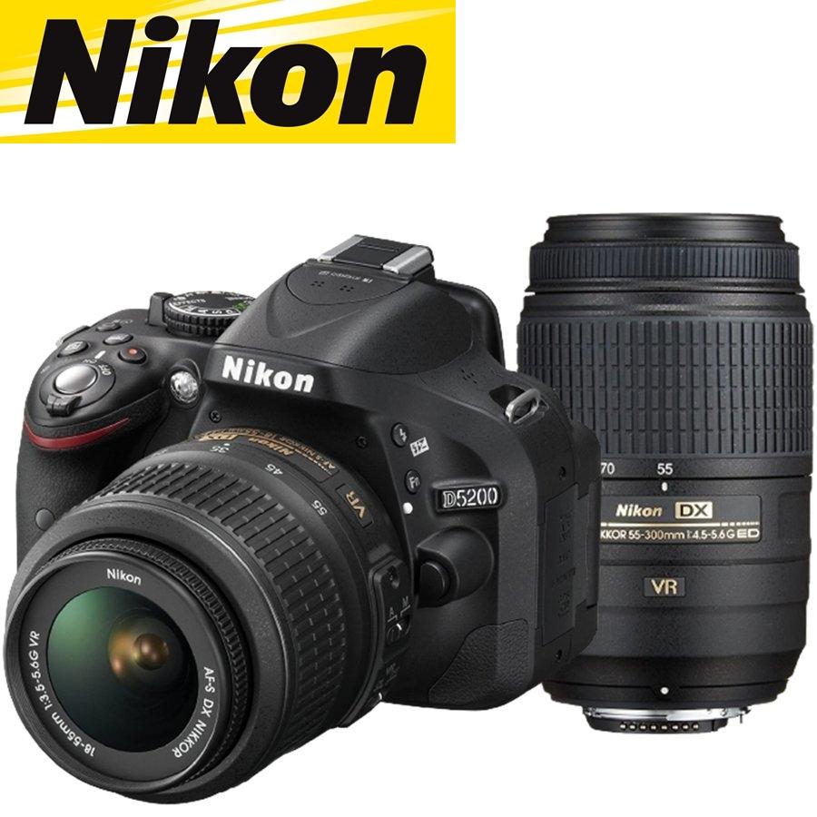 ニコン（Nikon） Nikon D5200 300mm ダブルレンズセット カメラ レンズ