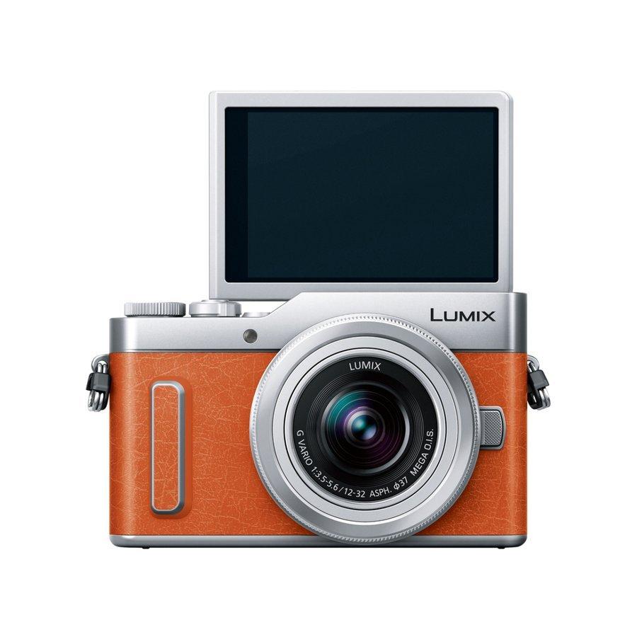 LUMIX パナソニック Panasonic DC-GF10 オレンジ 単焦点 ダブルレンズ