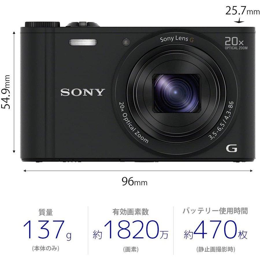 サイバーショット ソニー SONY Cyber-shot DSC-WX350 ブラック