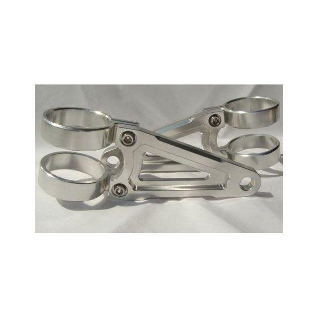 しゃぼん玉 汎用 ビレットヘッドライトステー φ43/SLV B-TYPE 汎用