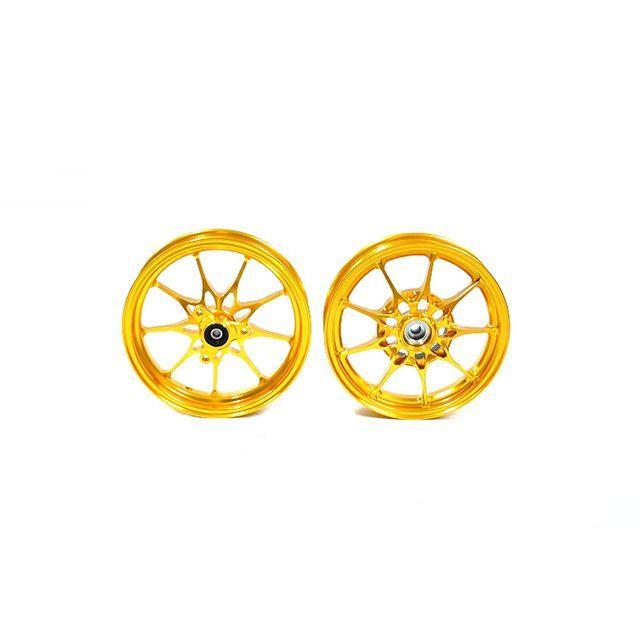 KN企画 ライブディオZX 鍛造アルミホイール前後セット【ホンダディオ