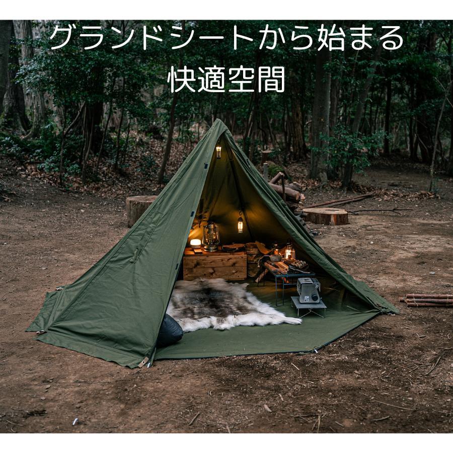 CAMPLUS】ミリタリーグランドシート ポーランド軍幕用グラウンドシート