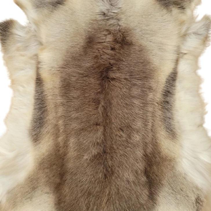 中サイズ【フィンランド ラップランド製】高級 トナカイの毛皮 レイン