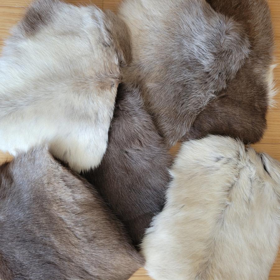 新作】トナカイ毛皮 シートパッド 天然 敷物 座布団 ブランケット ラグ