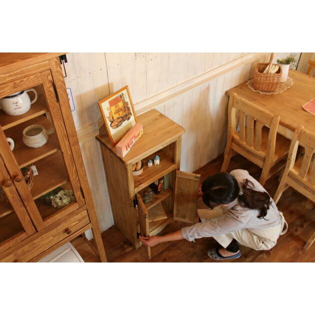 キャビネット オープン オーダーメイド カントリー家具 完成品 電話台