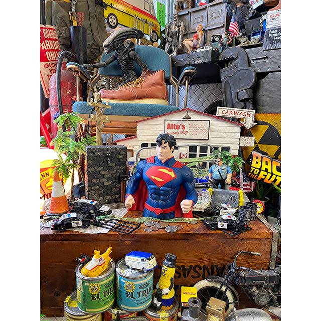 スーパーマン バストバンク □ アメリカン雑貨 アメリカ雑貨 貯金箱