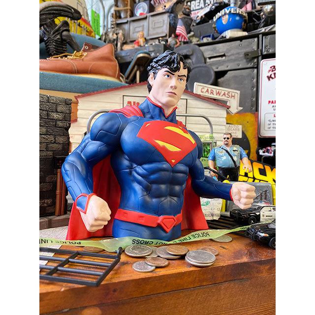 スーパーマン バストバンク □ アメリカン雑貨 アメリカ雑貨 貯金箱