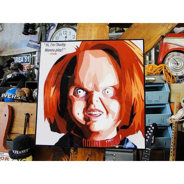 映画 チャイルドプレイ チャッキー ポップアートフレーム