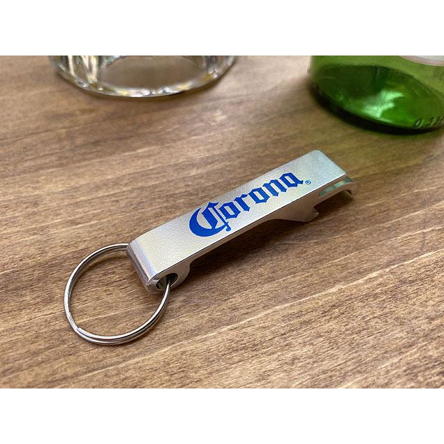 コロナビール ボトルオープナーキーホルダー （栓抜き+プルタブ