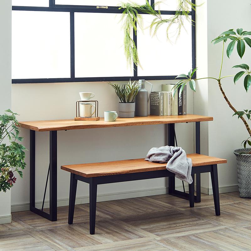 カウンターテーブル カウンター 幅150 高さ70 幅45 ハイタイプ オーク