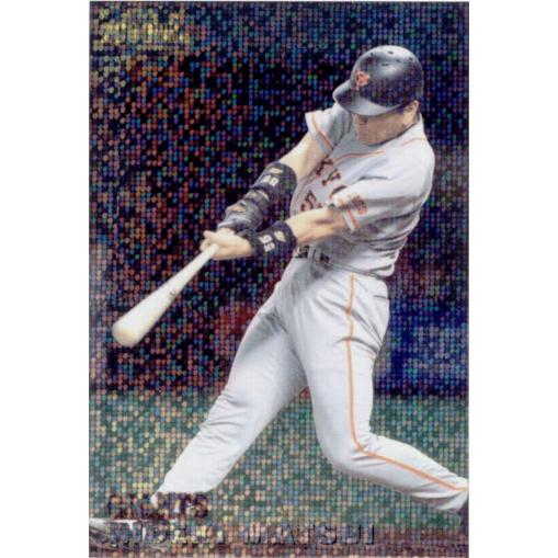 カルビー2001 プロ野球チップス 第一弾 タイトルカード No.T-01 松井