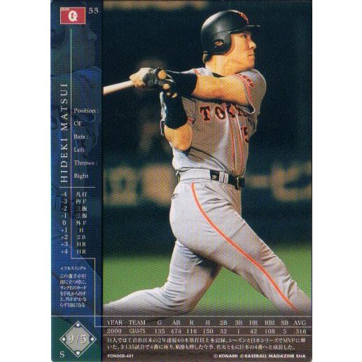 KONAMI フィールド・オブ・ナイン (読売ジャイアンツ) 松井秀喜(6