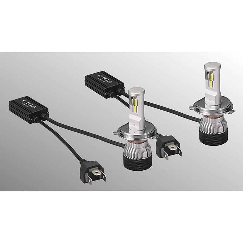 GIGA 車 LED ヘッド ライト H4 BW551 LEDヘッドバルブ S7 6000K Hi