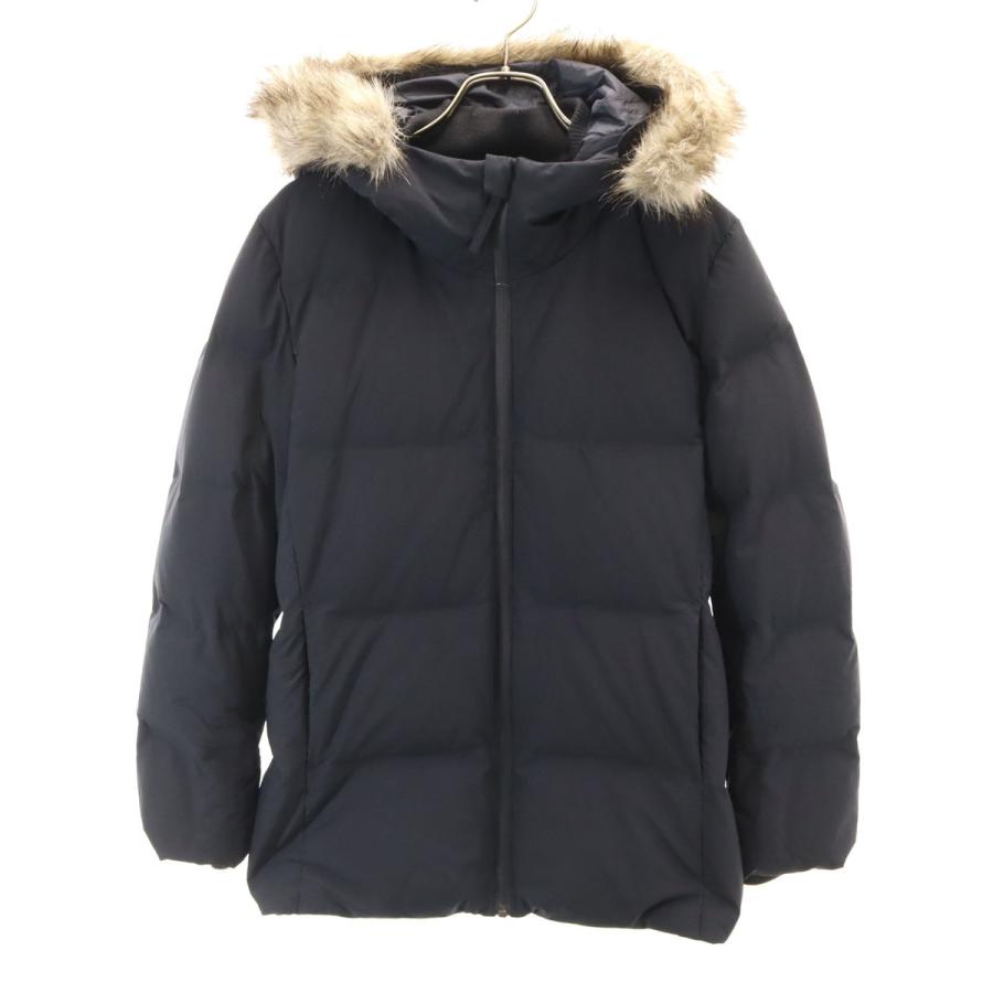 ユニクロ（UNIQLO） シームレス ダウンパーカー L ネイビー レディース