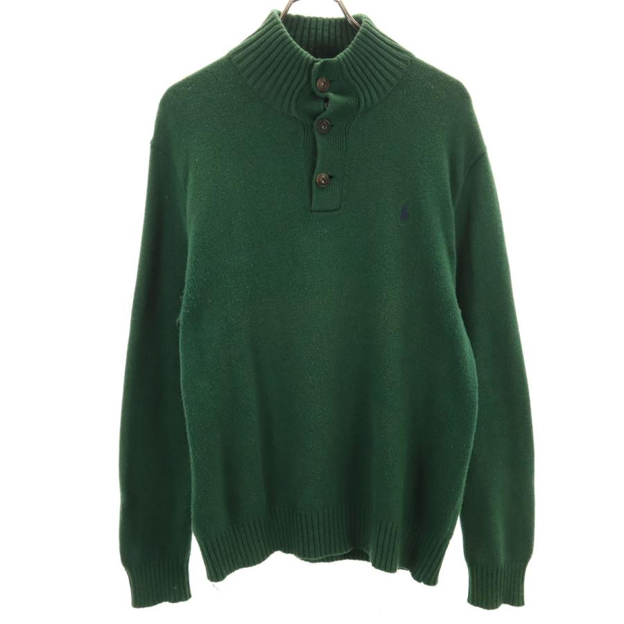 POLO RALPH LAUREN（ポロ・ラルフローレン） 長袖 セーター M グリーン