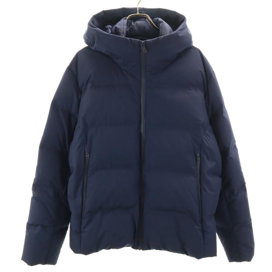 ユニクロ（UNIQLO） シームレス ダウンパーカー L ネイビー メンズ
