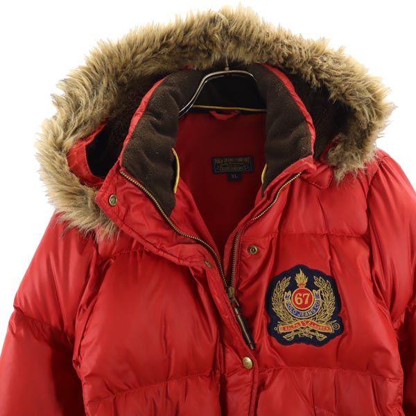 POLO JEANS COMPANY ポロジーンズカンパニー ダウンジャケット XL 赤