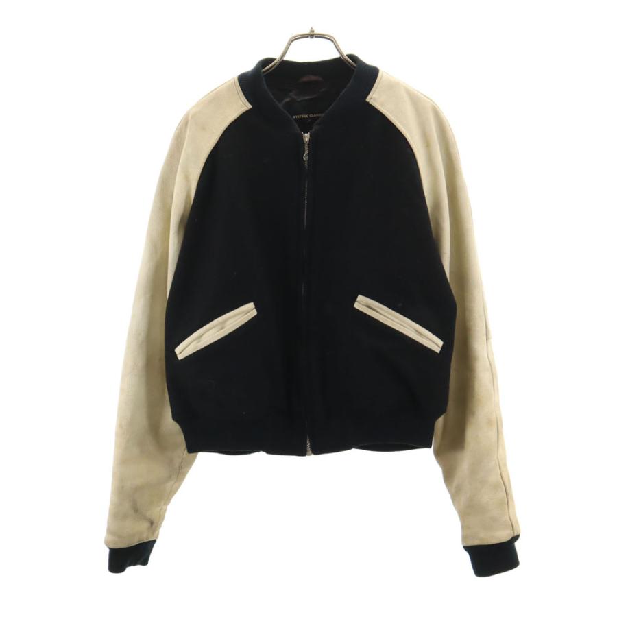 HYSTERIC GLAMOUR（ヒステリックグラマー） 80s 袖レザー ウール