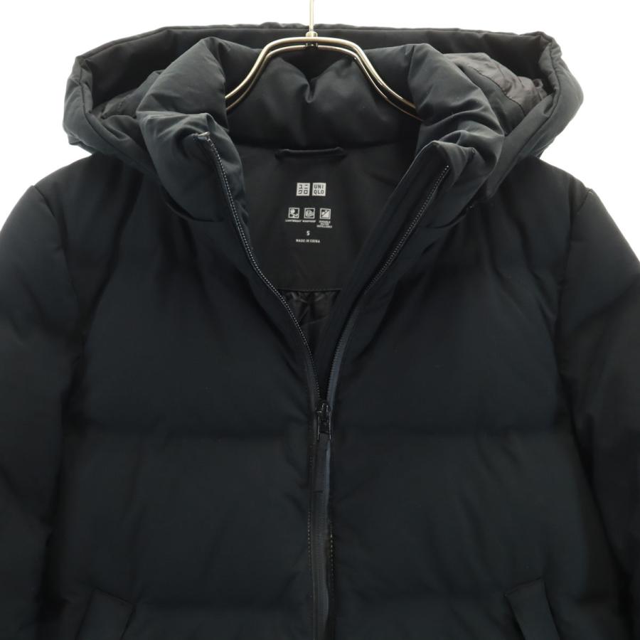 ユニクロ（UNIQLO） シームレス ダウンジャケット S ブラック