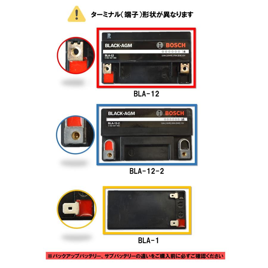BOSCH（ボッシュ） BLA-12 BOSCH 欧州車用 BLACK-AGM 補機用
