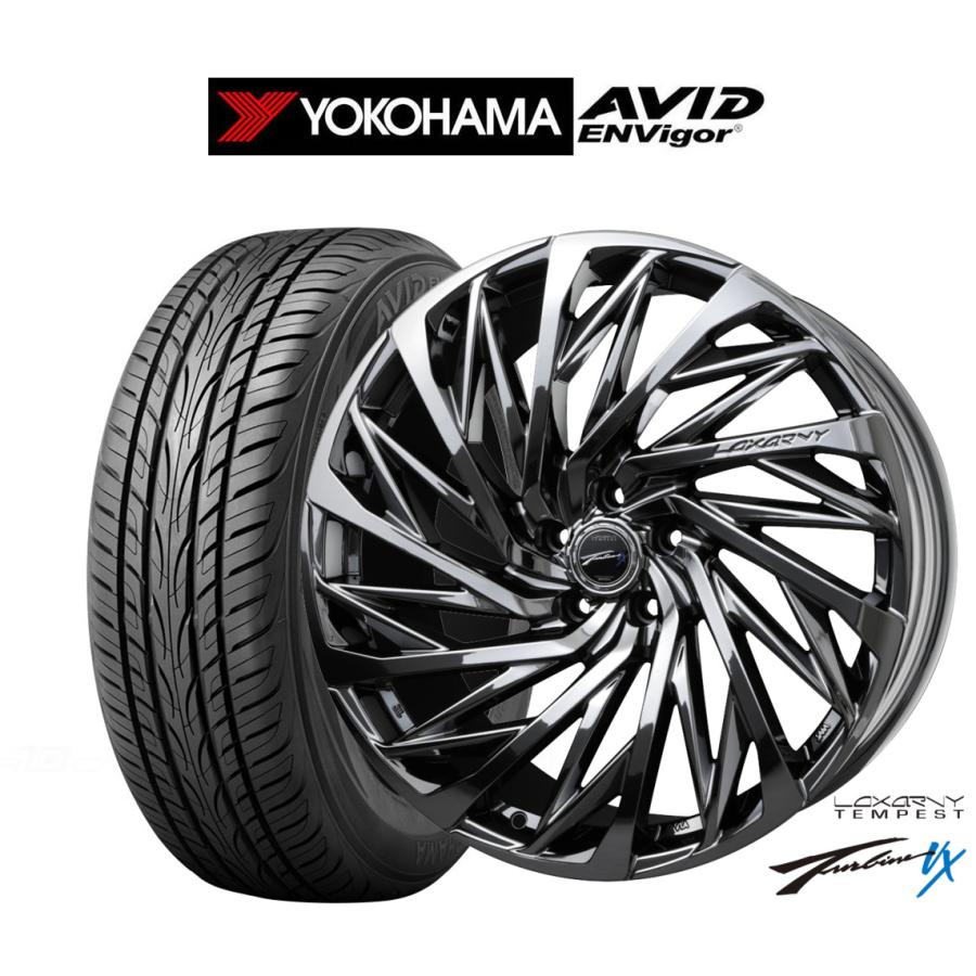 ロクサーニ サマータイヤ ホイール4本セット BADX テンペストタービン