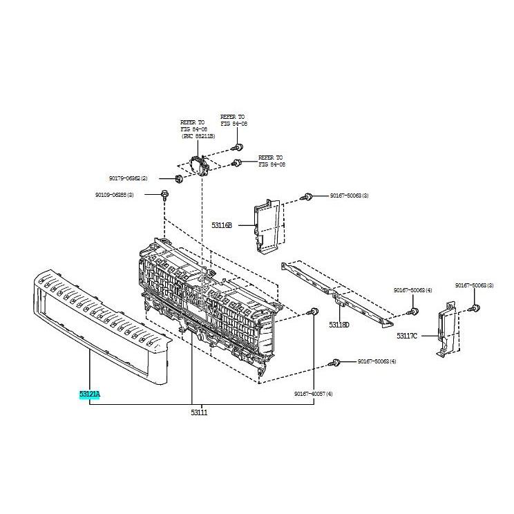 トヨタ（TOYOTA） TOYOTA純正部品 250 ランドクルーザーZX用