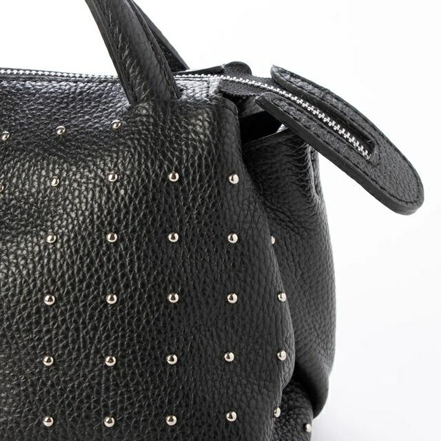 MARLON FIRENZE マーロンフィレンツェ レザーハンドバッグ スタッズ