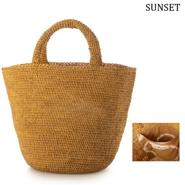 Sans Arcidet（サンアルシデ） KAPITY BAG CVEG レザーハンドル かご