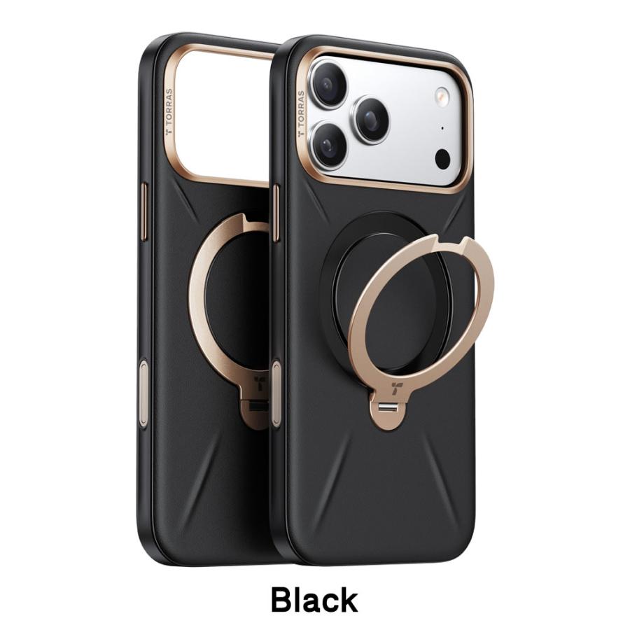 TORRAS Torras Ostand Q3 レザートーン Case for iPhone17 17Pro