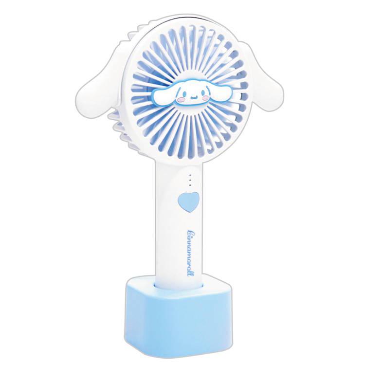 シナモロール 耳付きスタンドファン 扇風機 熱中症対策 携帯扇風機